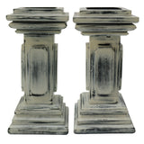 Wooden Pillar Candle Stand