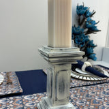 Wooden Pillar Candle Stand